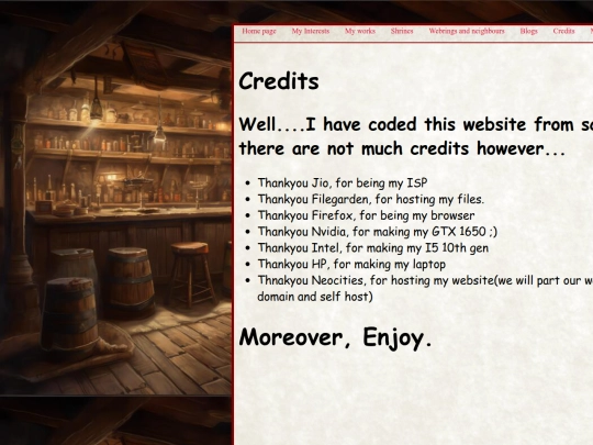 credit screenshot