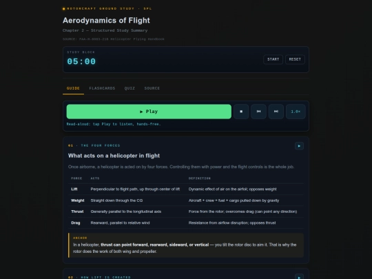 AerodynamicsofHelicopterFlight screenshot