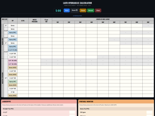 BlankHydraulicCalculator screenshot