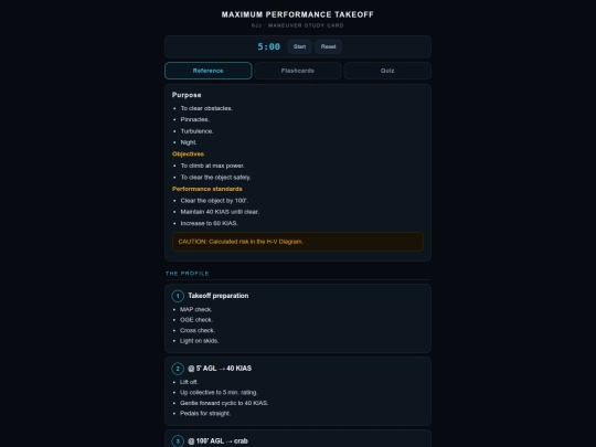 MaxPerformanceTakeOff screenshot