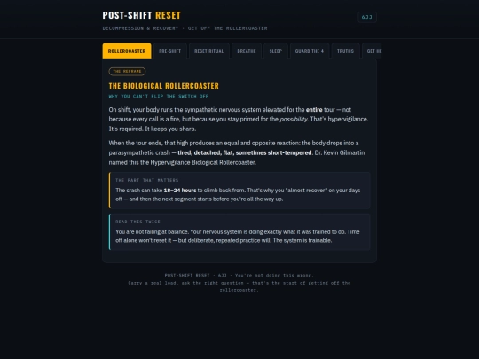 PostShiftReset screenshot
