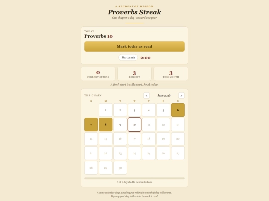 ProverbsTracker screenshot