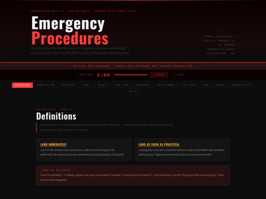 R22EmergencyProcedures screenshot