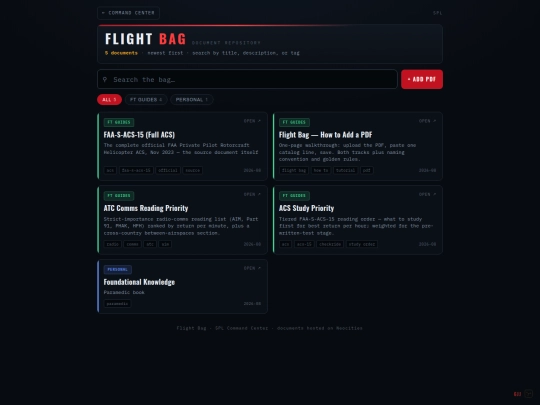 flightbag screenshot