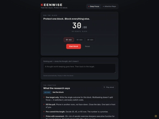 keenwise screenshot