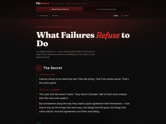 the-refusal screenshot