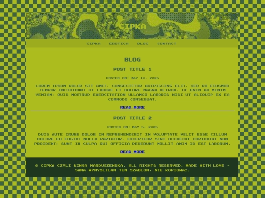 blog screenshot