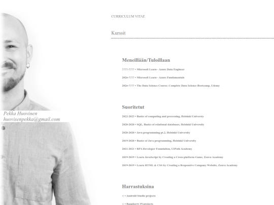 cv_kurssit screenshot