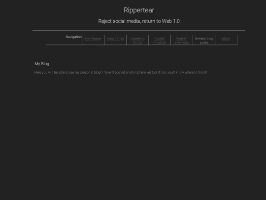 genericblog screenshot