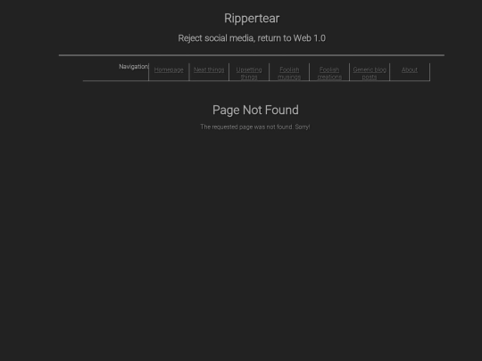 not_found screenshot