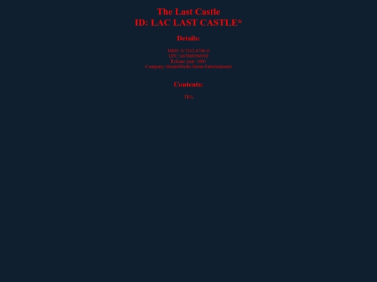 TC/LAC LAST CASTLE* screenshot