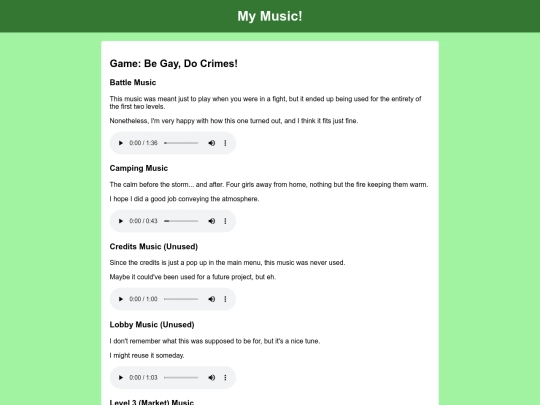 web/music screenshot