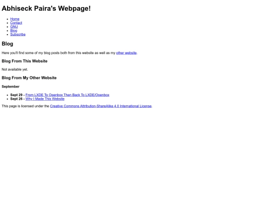 blog screenshot