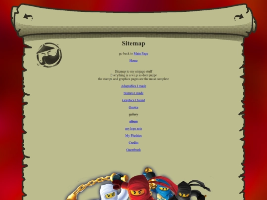 ninjagositemap screenshot