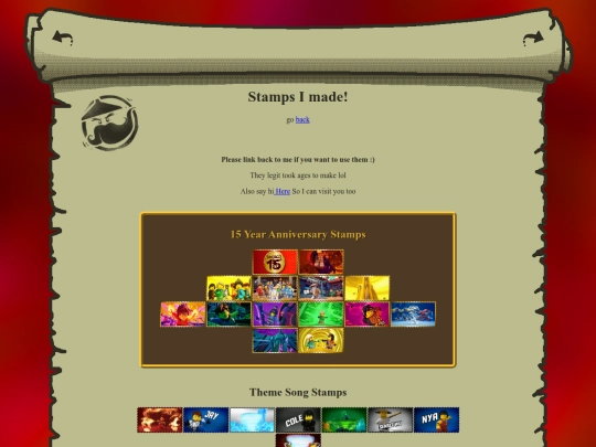 ninjagostamps screenshot