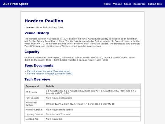 specs/nsw/hordern/hordenspecs screenshot