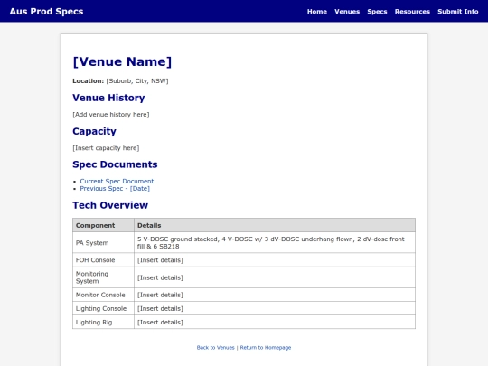 venues/enmore/enmore-specs screenshot