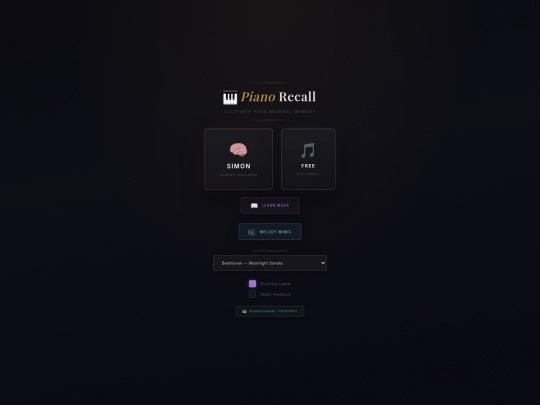 piano screenshot