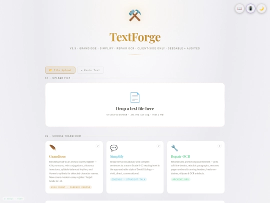 textforge screenshot