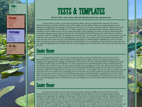 templates screenshot