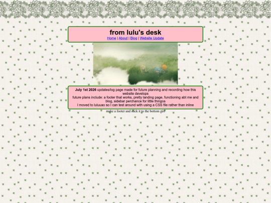 updates screenshot