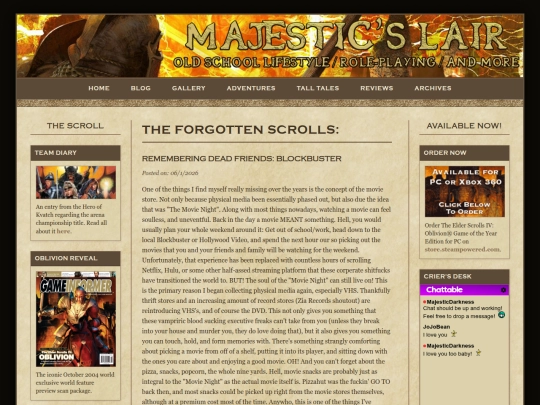 blog screenshot