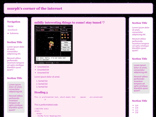 index screenshot