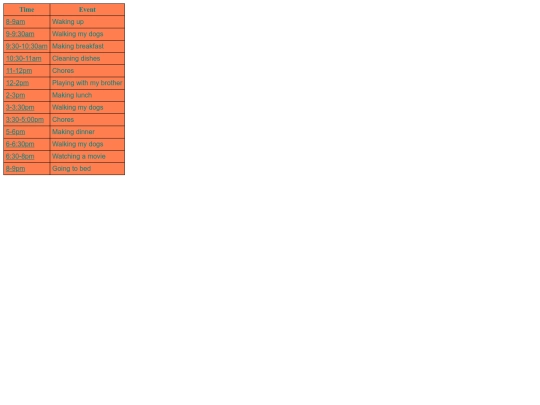 Improving Lists/Schedule-Will_Norman screenshot