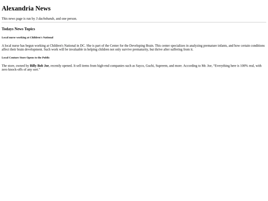 index screenshot