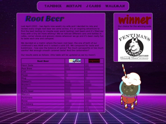 jcards/rootbeer screenshot