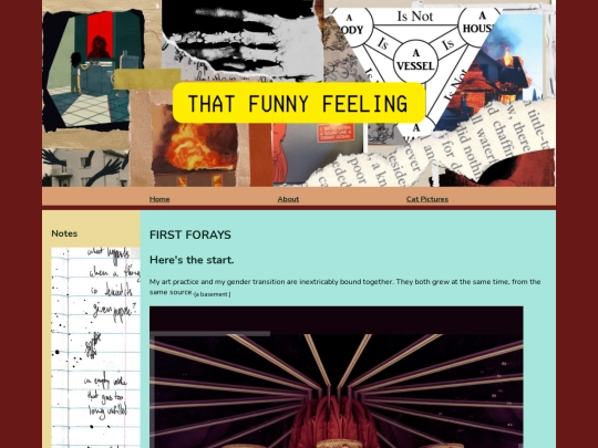 sculpture pages/firstforays screenshot