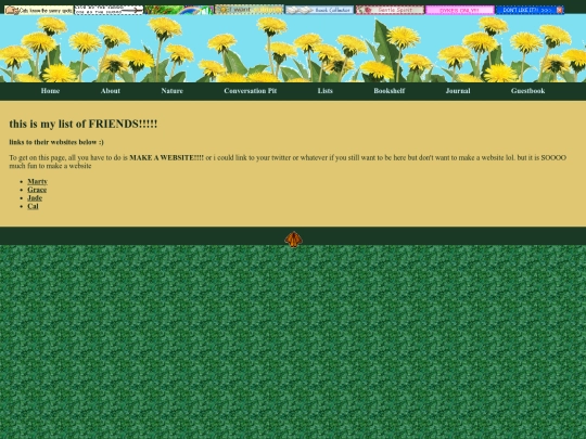 lists/friends screenshot