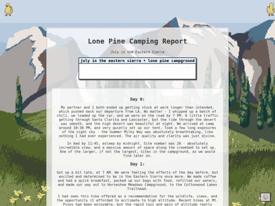 LonePineReport screenshot
