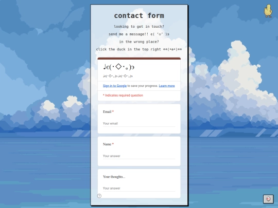 contact screenshot