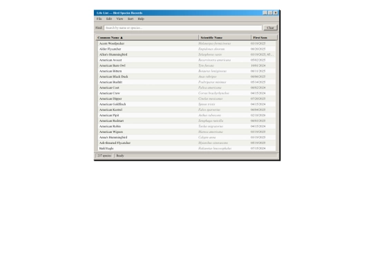lifelist2 screenshot