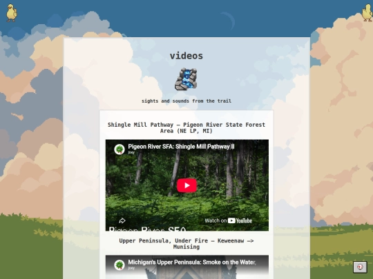 videos screenshot