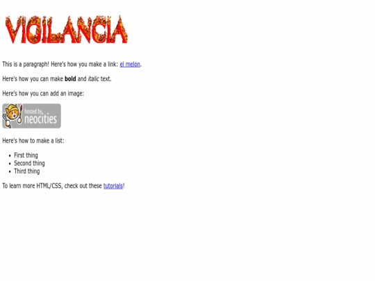 index screenshot