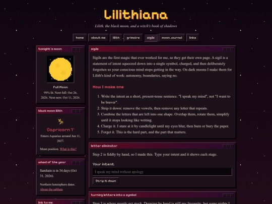 sigils screenshot