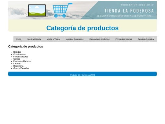 Lapoderosa/categorias screenshot
