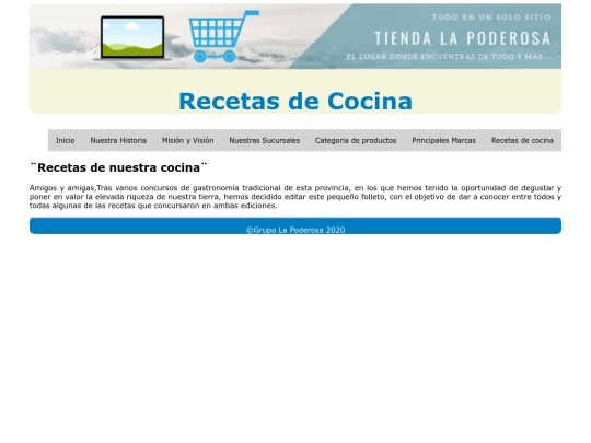 Lapoderosa/recetas screenshot