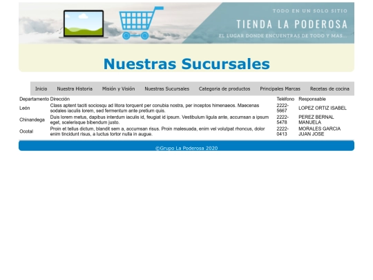 Lapoderosa/sucursales screenshot