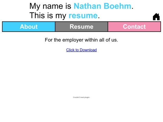 resume screenshot