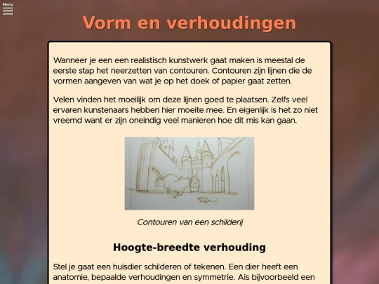 Artikelen/Basiskennis/Vorm-en-verhoudingen screenshot