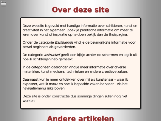 Artikelen/Site-info/Over-deze-site screenshot