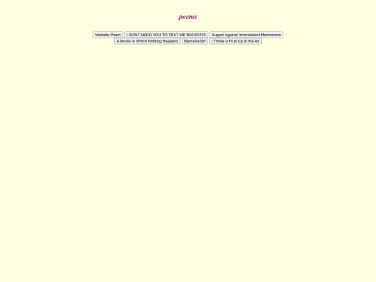 webpages/poems/poems screenshot