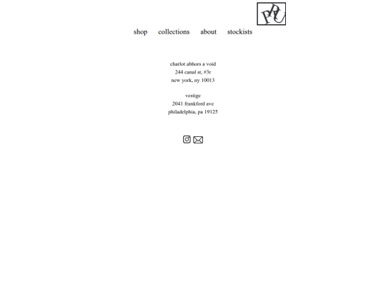 stockists screenshot