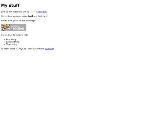 index screenshot