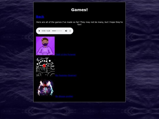Games screenshot