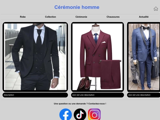 ceremonie/homme screenshot