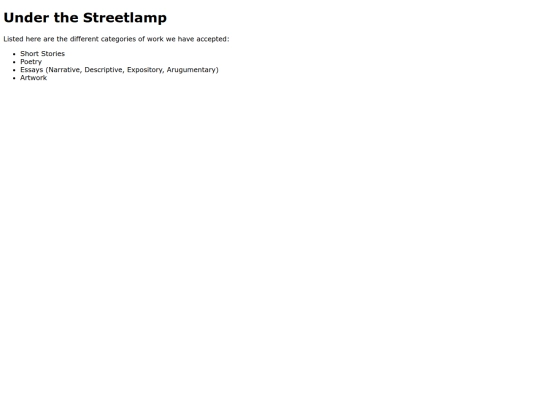 contentcategories screenshot